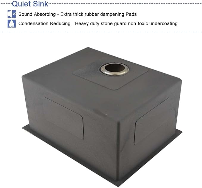Gold Laundry Sink Undermount-Hovheir 24x19x12 Undermount Utility Sink 16 Gauge Brushed Gold Stainless Steel Single Bowl Deep Laundry Room Kitchen Sinks Outdoor Sinks with Bottom Grid