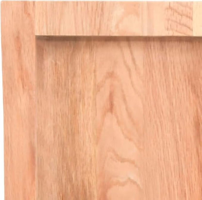 Light Brown Oak Tabletop 39.4"x19.7"x1.6", Varnished Butcher Block for Dining, Office, Kitchen, Bar, Indoor