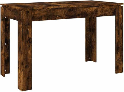 Smoked Oak Dining Table, 47.2"x23.6" Engineered Wood, Seats 4, Easy Assembly