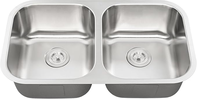 Kitchen Sink, Double Bowl 304 Stainless Steel Sinks,Nano Workstation Sink with Accessories for Modern (31-1/4” L x 18” W x 9” D)