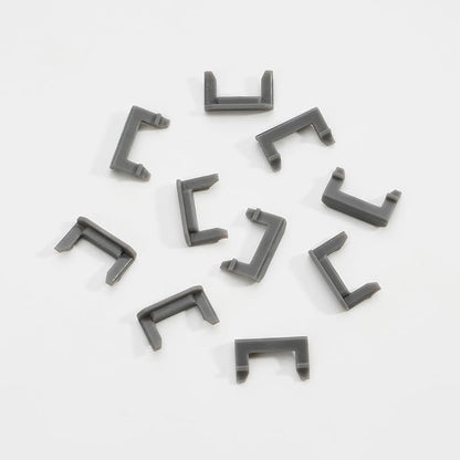 Furniware 30 Pack Cabinet Door Angle Restriction, 86 Degree Angle Restriction Hinge Clip for Soft Close Cabinet Hinges, Hinge Opening Angle Restrictor Clip, Nylon