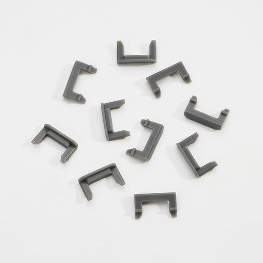 Furniware 30 Pack Cabinet Door Angle Restriction, 86 Degree Angle Restriction Hinge Clip for Soft Close Cabinet Hinges, Hinge Opening Angle Restrictor Clip, Nylon
