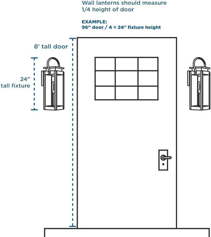 Progress Lighting Endicott Collection 1-Light Clear Seeded Glass Craftsman Outdoor Medium Wall Lantern Light Textured Black