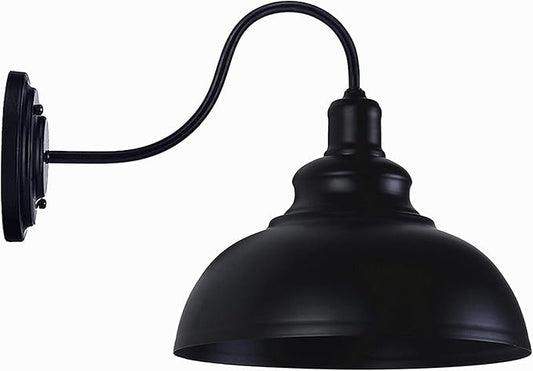 Lightess Black Wall Sconces with Dimmer ON/Off Switch, Dimmable Wall Mount Light Fixture Industrial Farmhouse Lighting for Kitchen Living Room, C91Y112