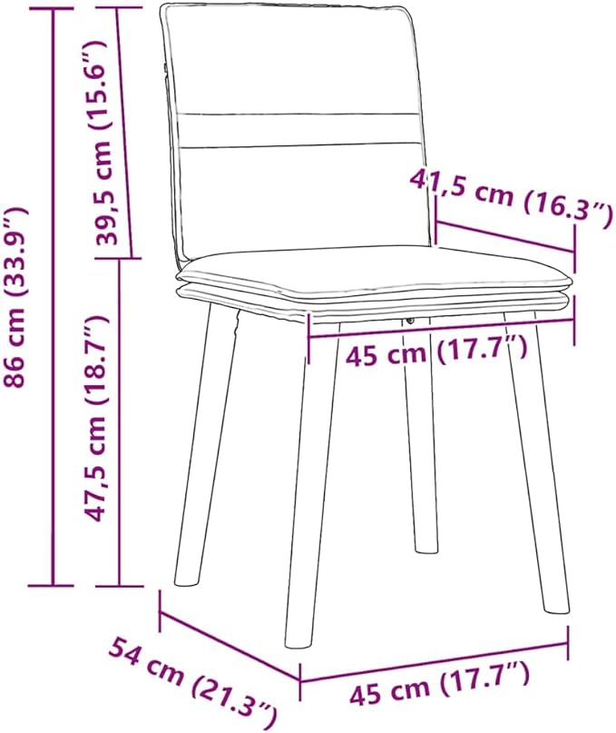 Dining Chair Set of 4 Dark Grey Fabric Upholstered Chairs with Rubber Wood Legs for Dining Room Kitchen and Living Room