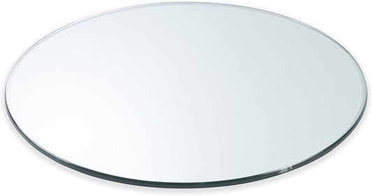Spancraft 42" Inch Round 1/4" Thick Clear Glass Table Top with Flat Polished Edge and Tempered Glass, Replacement Glass Table Top, Great for Dining Tables, end Tables, and Outdoor Patio Table Tops or