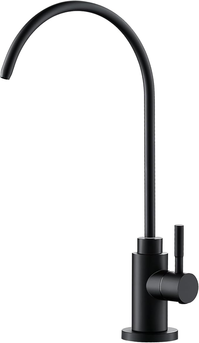 Reverse Osmosis Faucet Fits Most RO Units or Water Filtration System Stainless Steel Drinking Water Faucet for Bar, Kitchen Sink, RV (DM001 MB)