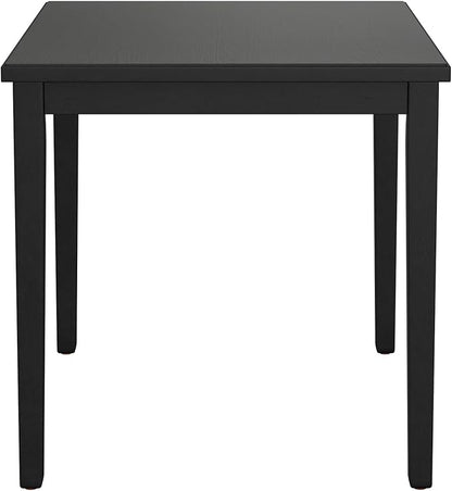 Black Gathering Height Table 48 x 36 x 36 Inch Engineered Wood Counter Height Table, Easy Assembly with Phillips Screwdriver, Contemporary Style for Kitchen Island Dining Game Night