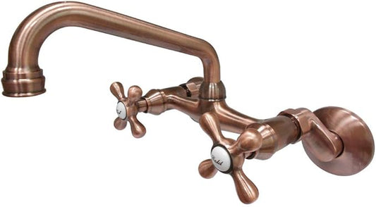 Kingston Brass KS213AC Kingston Kitchen Faucet, Antique Copper 10.5 x 6 x 4.56