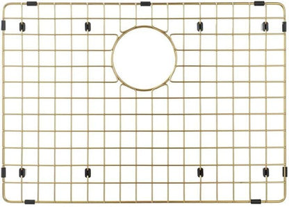 Starstar Sinks Protector Matte Gold 304 Stainless Steel Kitchen Sink Bottom Grid, Rack (21 L x 16 W)