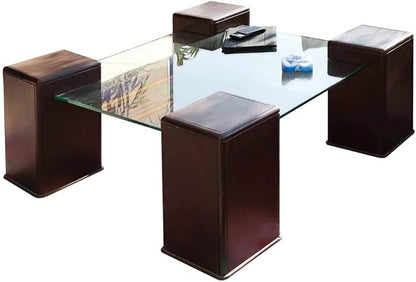 Dulles Glass 36 inch Square Glass Table Top - Tempered - 1/4" Thick Glass Surface, Safe Flat Polished, Eased Corners, Multipurpose for Dining Table, Patio, Coffee and End Table