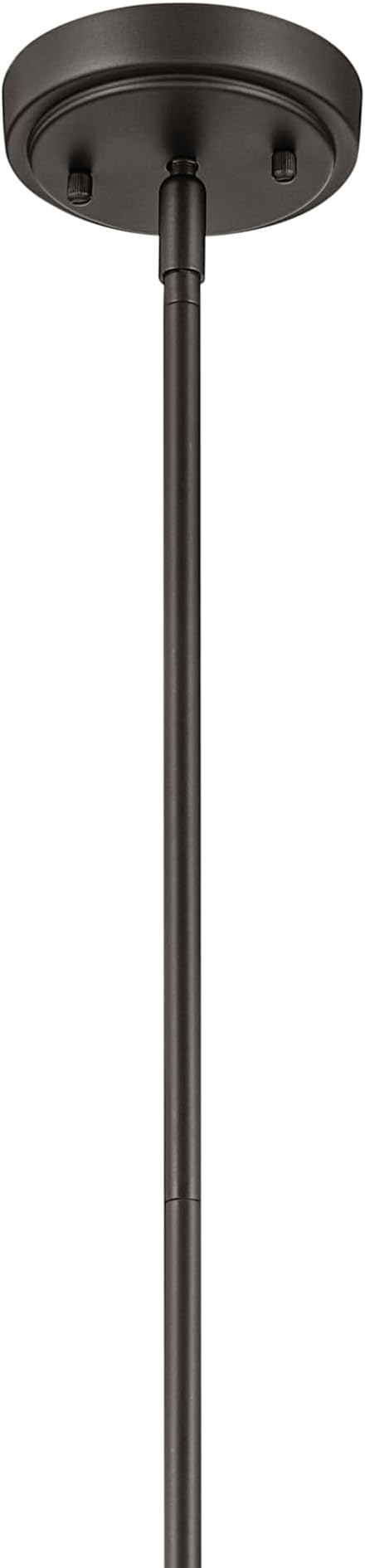 Everly 17.75" 1-Light Bell Pendant with Clear Seeded Glass in Olde Bronze, for a Kitchen Island, Dining Nook, or Home Bar, (17.75" x 8.75") 42047OZCS