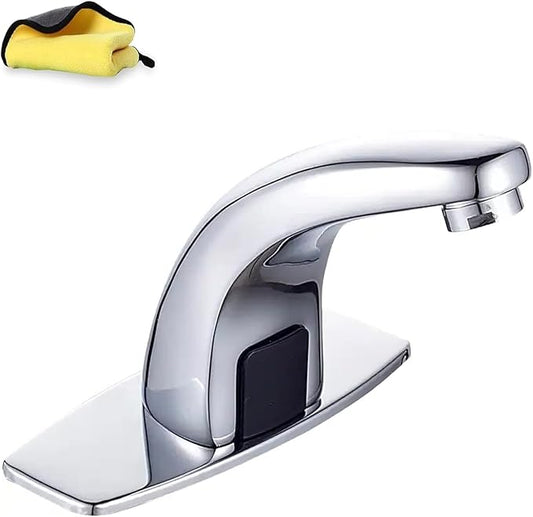 Touchless Bathroom Faucets Motion Sensor Faucet Commercial Infrared Automatic Faucets Automatic Restroom Faucet Hands-Free Toilet Commercial Faucet Cold Water