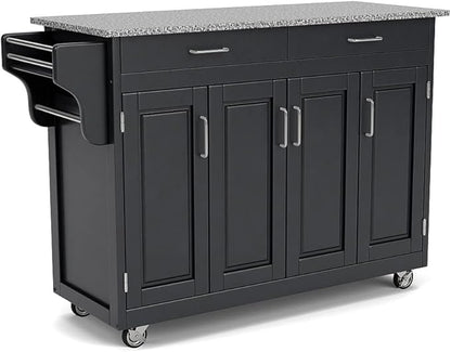 Homestyles Create Kitchen Cart, Black