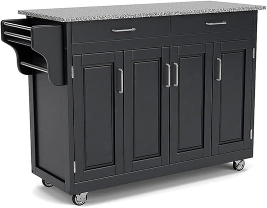Homestyles Create Kitchen Cart, Black