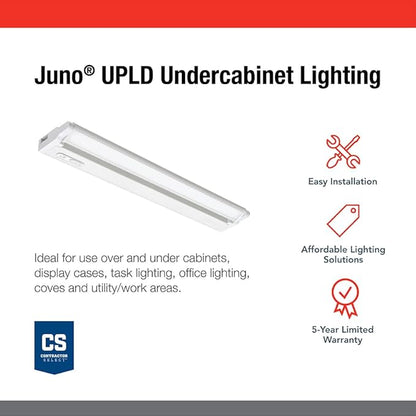 Juno UPLD 30IN SWW4 90CRI BZ M6 Swivel LED Undercabinet with 3000K/3500K/4000K CCT, 30 Inch, Bronze