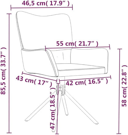 Swivel Dining Chairs Set of 2, Black Velvet Upholstered Modern Accent Chairs with 360 Degree Rotation for Kitchen Island, Dining Room, Home Office - Sturdy Metal Frame & Comfortable Padded Seat