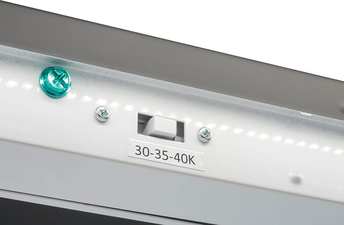 Juno UCES 18 Inch LED Under Cabinet Lighting, LED Kitchen Cabinet Light Fixture Hardwired, Dimmable, Damp Rated, Selectable Warm, Neutral, Cool White Light (UCES 18IN SWW4 90CRI WH M6)