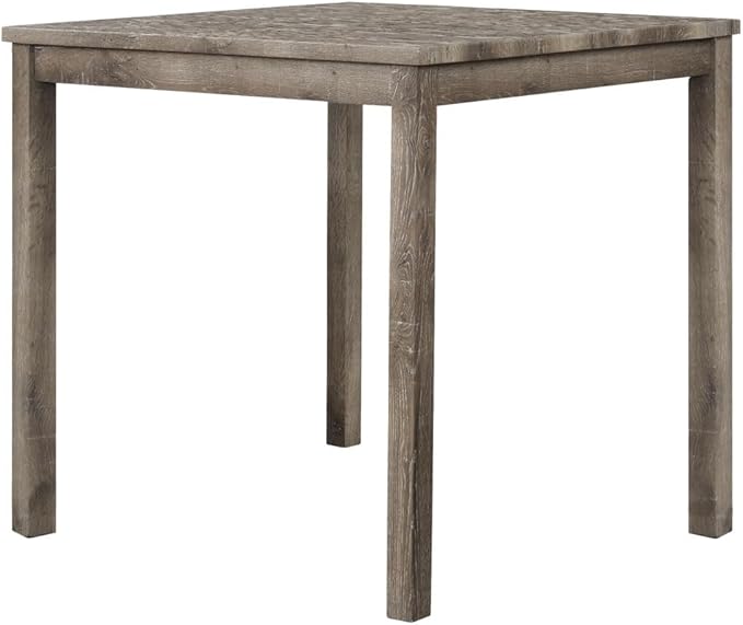 Cooper 36" Square Counter Height Dining Table, Solid and Engineered Wood Construction, Modern Contemporary Design, All-Wood Tabletop and Base, Perfect for Modern Kitchens or Bars, (Antique Oak)