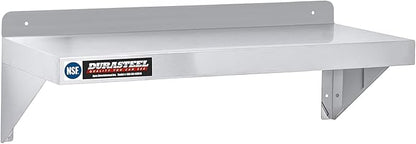 DuraSteel Stainless Steel Shelf - 36 Inch Wide x 14 Deep Commercial NSF Mounted Metal Wall Shelf Pantry Organizer Garage Storage Shelves - Rack Shelving Restaurant Kitchen Units Laundry Utility Room