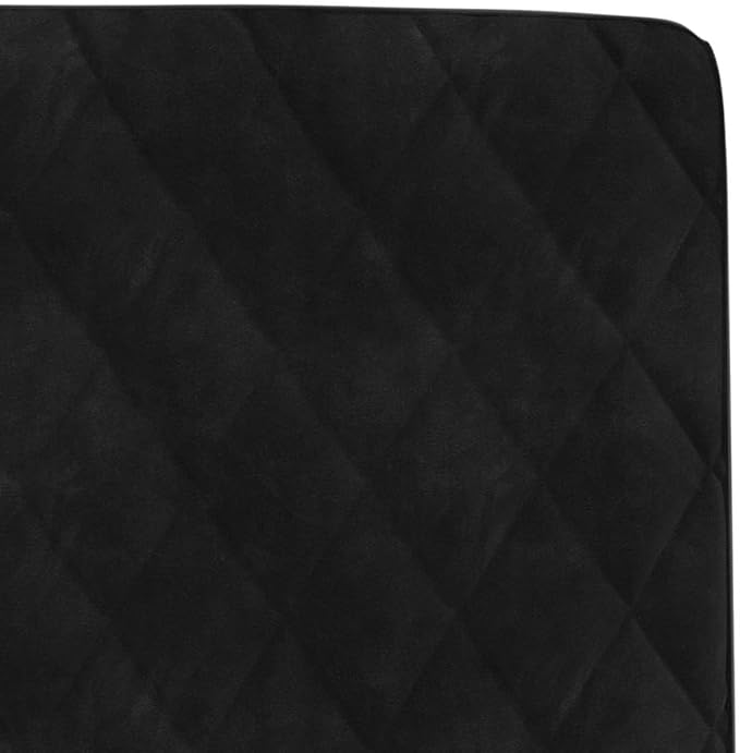 4 Piece Black Velvet Dining Chair Set Modern Upholstered Indoor Furniture for Kitchen Dining Room Accent Seating Comfortable Compact Design