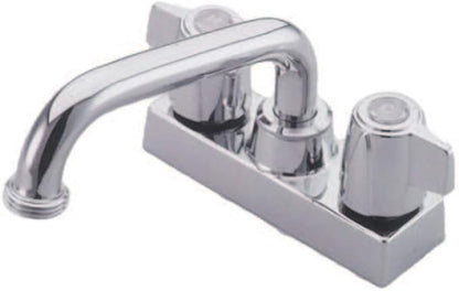 Kingston Brass KB470 Traditional Double-Handle 2-Hole Deck Mount Laundry Faucet in Polished Chrome