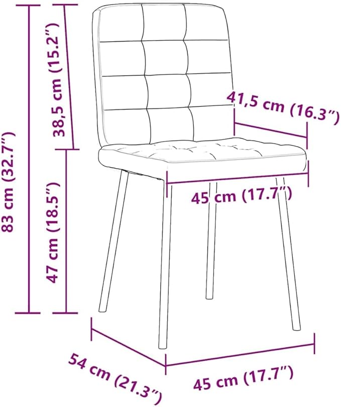 Modern Velvet Dining Chair Set of 2 Black with Metal Legs for Kitchen Dining Room Contemporary Furniture