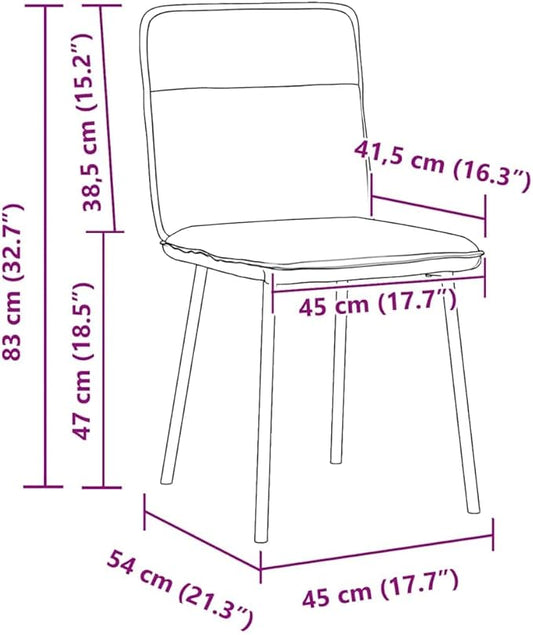 6-Piece Black Velvet Dining Chairs Set with Metal Wood Frame, Modern Farmhouse Design Comfortable Kitchen Living Room Furniture