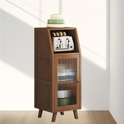 Sideboard, Prefab Tiny Homes, Kitchen Hutch, Hutch Cabinet with Storage, Bakers Rack, Kitchen Island, Storage Cabinet for Kitchen, Foyer, Study(13.8 * 13 * 37.4in)