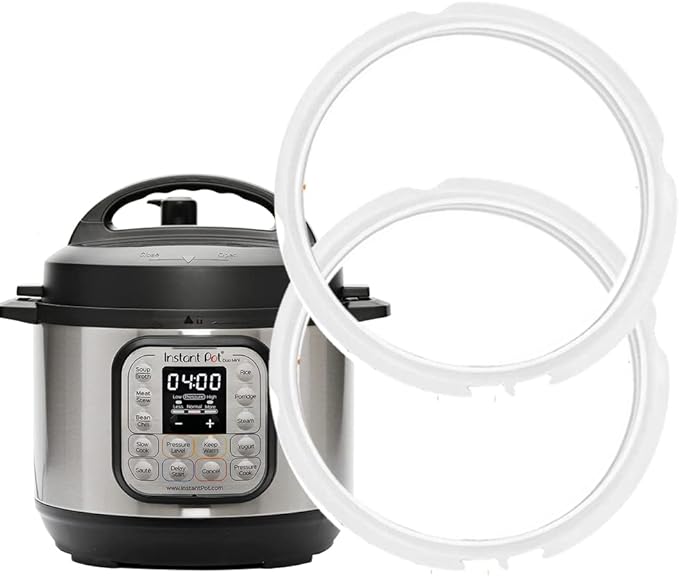 Zonefly for Instant Pot 3 Qt Inner Pot Replacement insert, Stainless Steel Cooking Pot Liner with Polished Surface & Easy to Clean - 3Quart Instapot Rice Cooker Accessories, Includes 2pcs Seal Rings