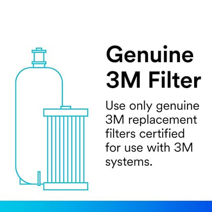 3M Aqua-Pure DWS1000 Under Sink Water Filter System, Removes Lead, Microplastics, Asbestos, Mercury, Particulates, Contaminants, VOC's