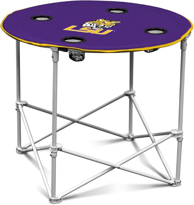 Logo Brands Officially Licensed NCAA Unisex Round Table, One Size, Team Color