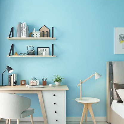 197"x17.7" Teal Peel and Stick Wallpaper Contact Paper Peel and Stick Wall Paper Self-Adhesive Removable Wallpaper for Wall Covering Cabinet Countertop Vinyl Roll
