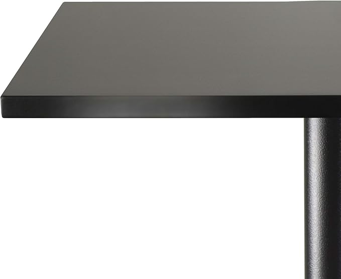 Winsome Obsidian Tall Square Dining Table, for Kitchen, Dining Room, 35", Black