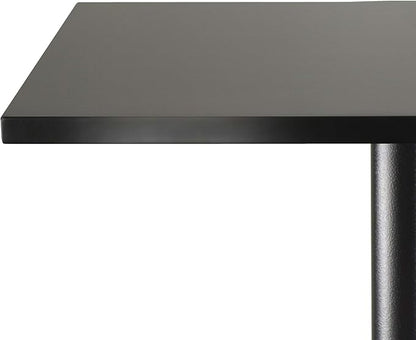 Winsome Obsidian Tall Square Dining Table, for Kitchen, Dining Room, 35", Black