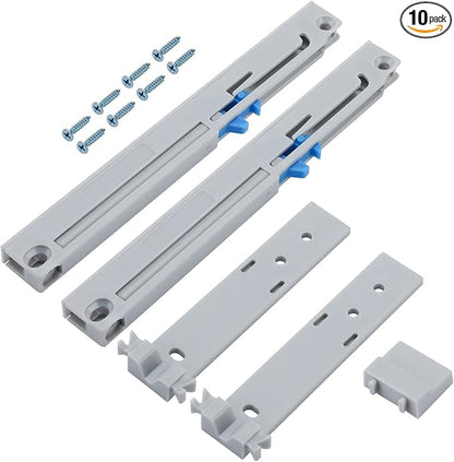 homdiy 5 Pair (10 Pack) Soft Close Adapter for Drawers, Soft Device for Wood Drawer, Retrofit Drawer Adapter
