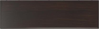 SIMPLIHOME Connaught 51-inch Wide Solid Wood Storage Cabinet in Chestnut Brown for the Entryway, Mudroom, 3 Drawers and Adjustable Shelves, Traditional Style, Space-Saving Design