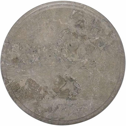 Gray 15.7 x 1 in Marble Table Top for Coffee Table Solid Surface Replacement Countertop for Dining Room Patio Modern Look Easy to Clean