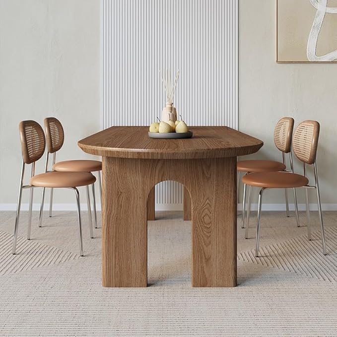 GUERNSEY Dinning Table Solid Wood Island Table Rectangular Wall-Mounted Home Desk Restaurant Dining Kitchen & Dining Room Tables