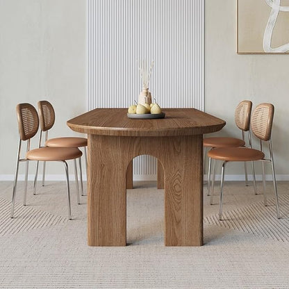 Mesa De Jantar Solid Wood Island Table Rectangular Wall-Mounted Home Desk Restaurant Dining Diner Table