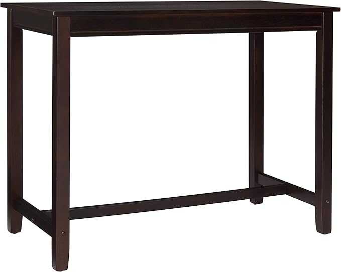 Linon 36 inch Height Pub Claridge Table, Walnut Counter