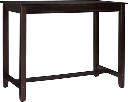 Linon 36 inch Height Pub Claridge Table, Walnut Counter