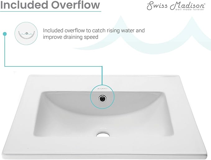 24" Vanity Top Without Faucet Hole