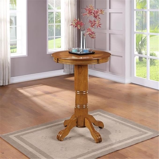 Florence 42" Height Pub Table - Brushed Oak