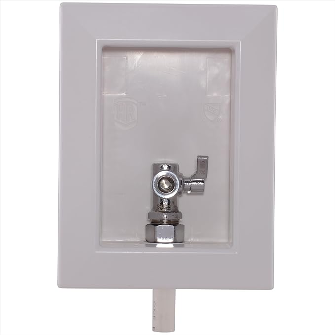 Holdrite Appliance Fixture Outlet Box with 3/8 Inch OD Compression Outlet, Pre-Assembled, PEX Tailpiece, HR-AF-P-1