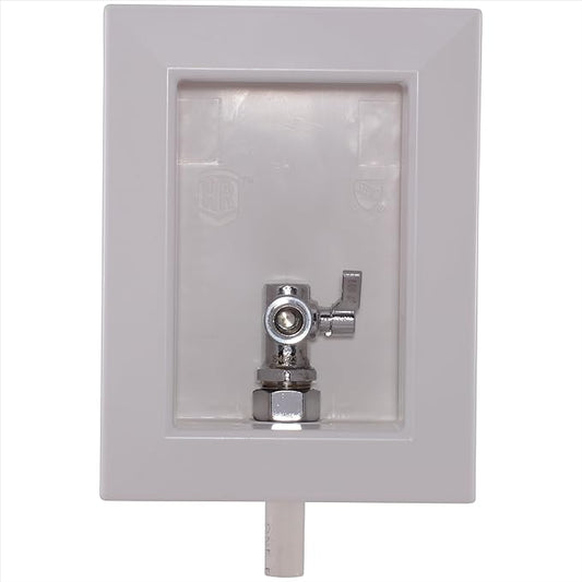 Holdrite Appliance Fixture Outlet Box with 3/8 Inch OD Compression Outlet, Pre-Assembled, PEX Tailpiece, HR-AF-P-1