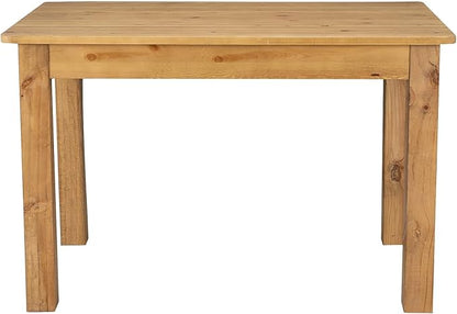 Flash Furniture HERCULES 46" x 30" Rectangular Light Natural Solid Pine Farm Dining Table