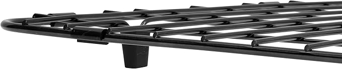 Kitchen Sink Grid and Sink Protectors, Stainless Steel Sink Grids for Bottom of Kitchen Sink, Black Color, 26" x 14" with Rear Drain for Single Sink Bowl