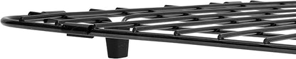 Kitchen Sink Grid and Sink Protectors, Stainless Steel Sink Grids for Bottom of Kitchen Sink, Black Color, 26" x 14" with Rear Drain for Single Sink Bowl