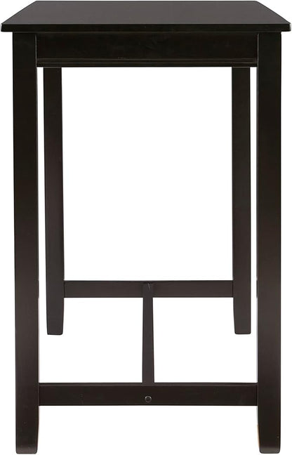 Linon Claridge Black 36 inch Height Bar Table
